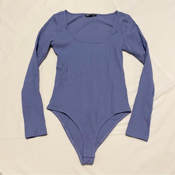 Zara Tops - Zara Long Sleeve Bodysuit Women’s Size Medium
